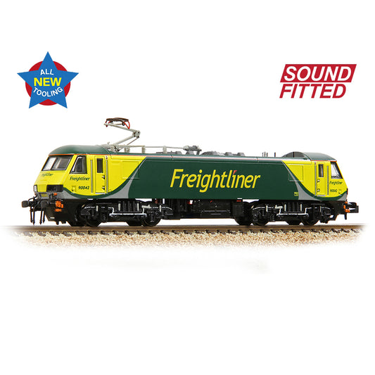 Farish 371-790SF Class 90/0 90042 Freightliner 'PowerHaul' - N Gauge
