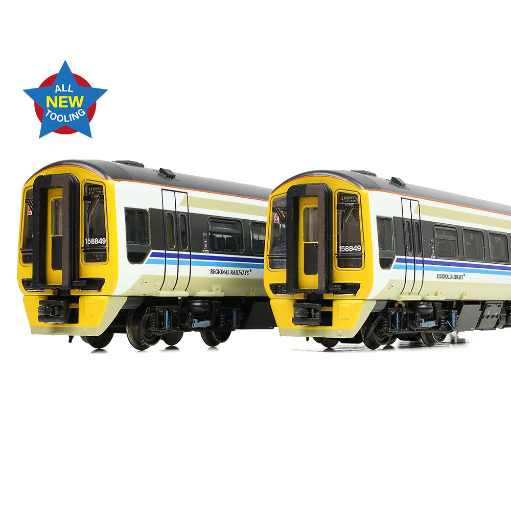 Farish 371-850 Class 158 2 Car DMU 158849 Regional Railways - N Gauge