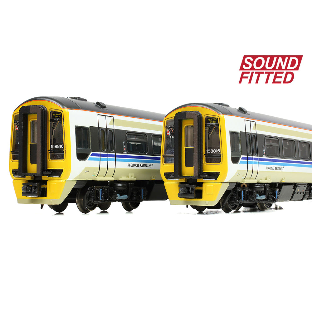 Farish 371-850ASF Class 158 2-Car DMU 158816 BR Regional Railways - N Gauge