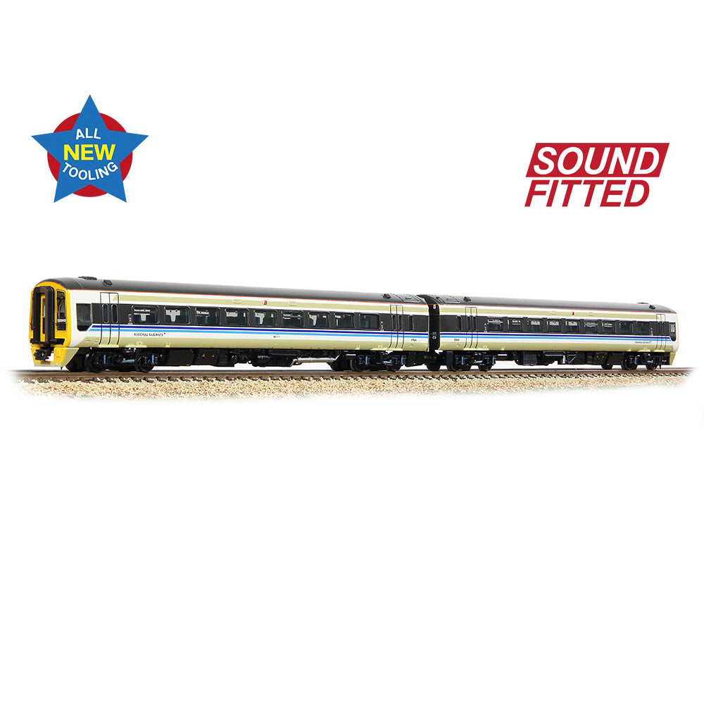 Farish 371-850SF Class 158 2-Car DMU 158849 BR Regional Railways - N Gauge *LAST FEW*
