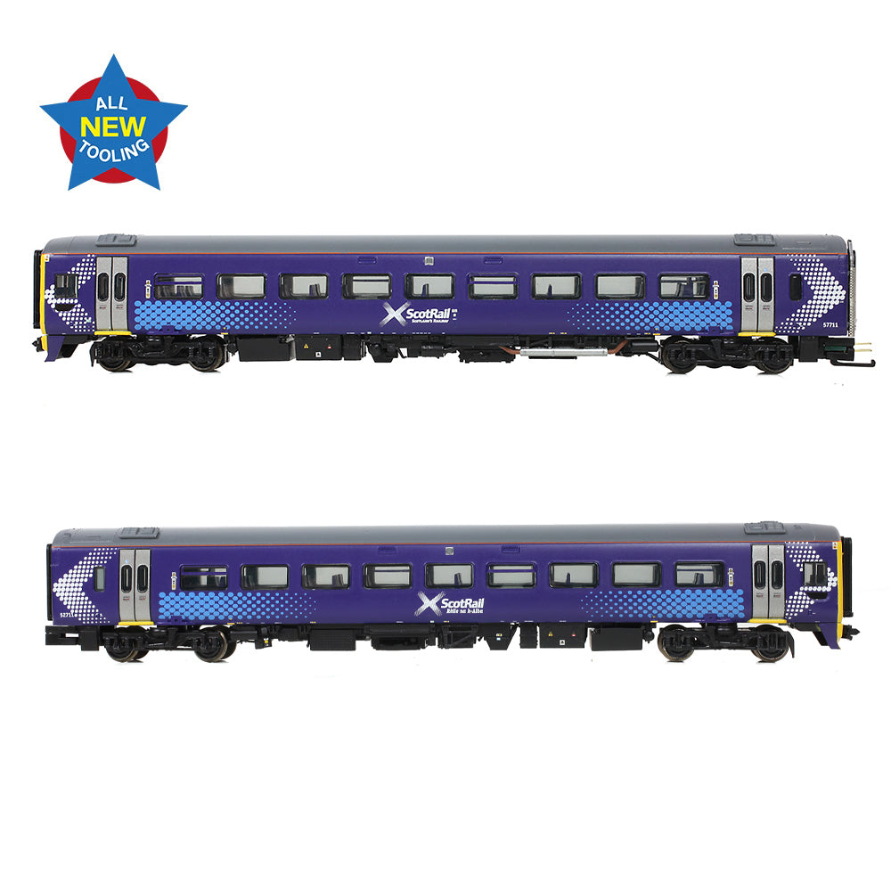 Farish 371-851 Class 158 2 Car DMU 158711 ScotRail - N Gauge