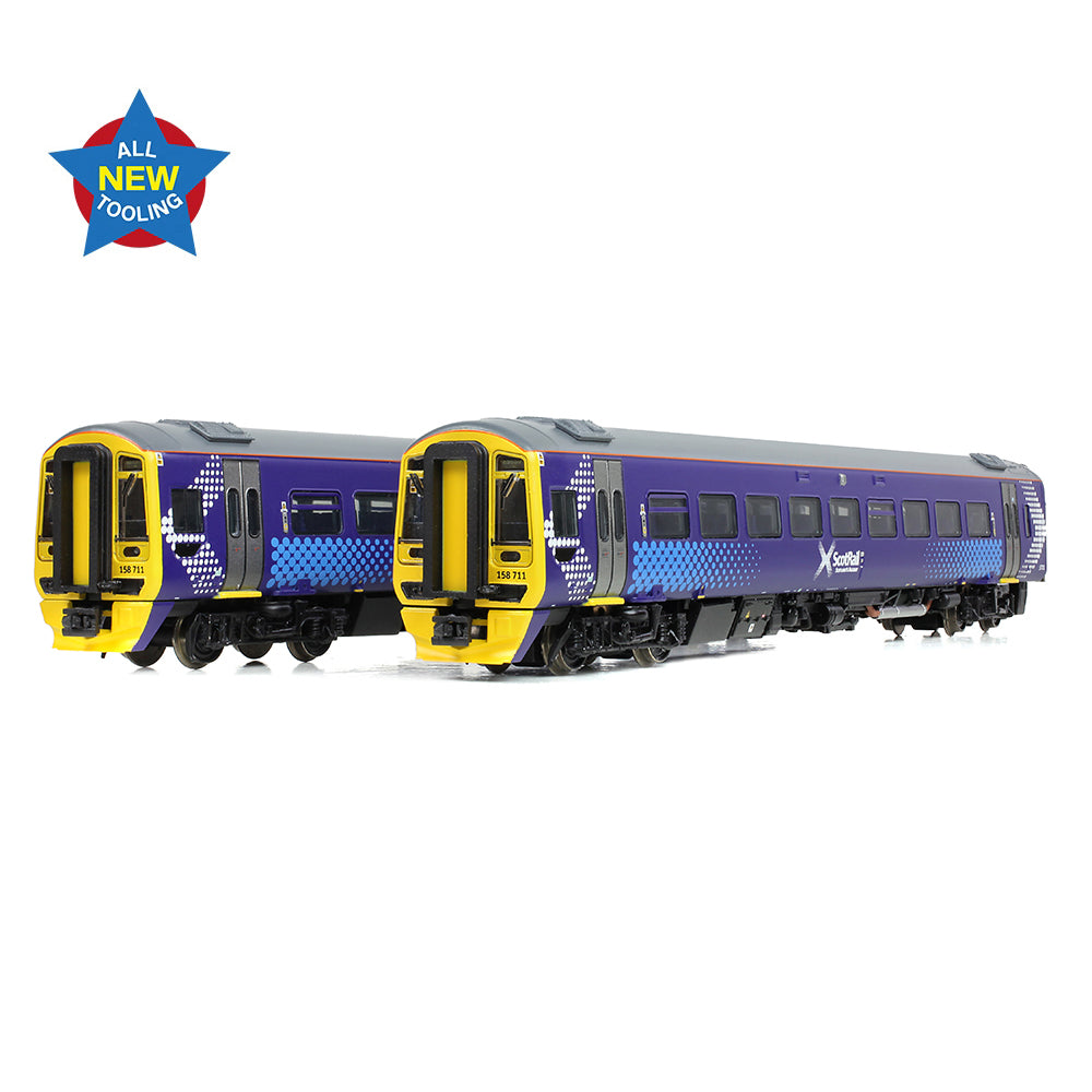 Farish 371-851 Class 158 2 Car DMU 158711 ScotRail - N Gauge
