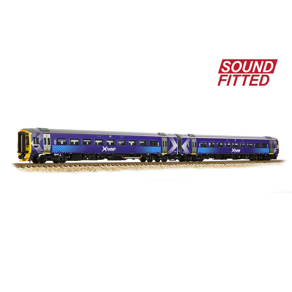 Farish 371-851ASF Class 158 2-Car DMU 158729 ScotRail Saltire - N Gauge