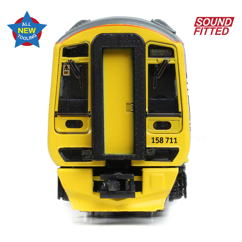 Farish 371-851SF Class 158 2-Car DMU 158711 ScotRail Saltire - N Gauge