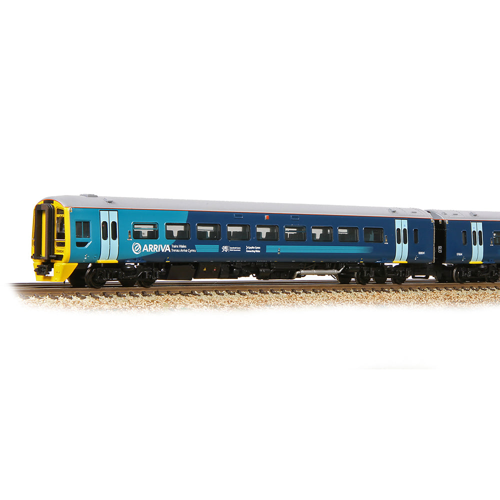 Farish 371-854 Class 158 2-Car DMU 158824 Arriva Trains Wales (Revised) - N Gauge