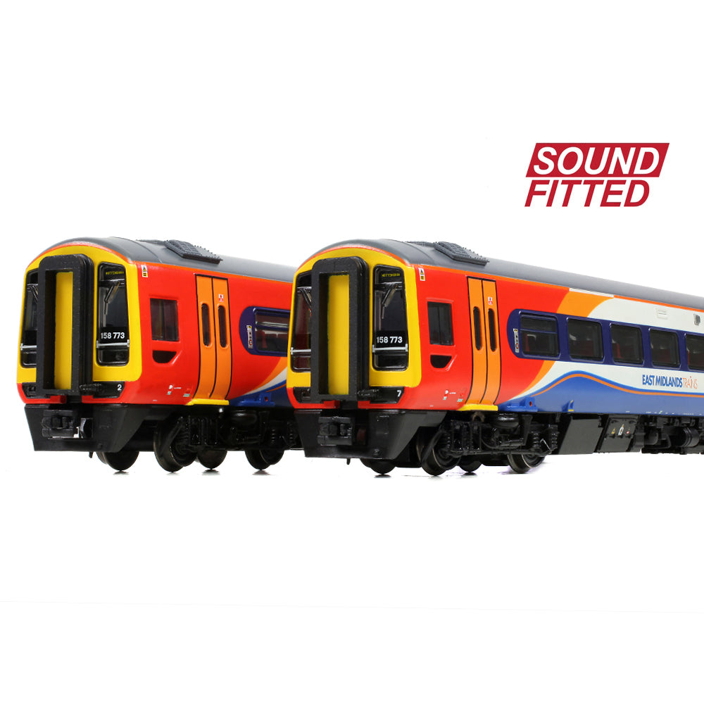 Farish 371-855SF Class 158 2-Car DMU 158773 East Midlands Trains - N Gauge