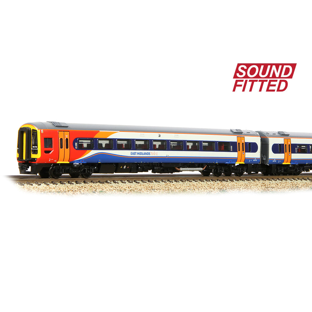 Farish 371-855SF Class 158 2-Car DMU 158773 East Midlands Trains - N Gauge