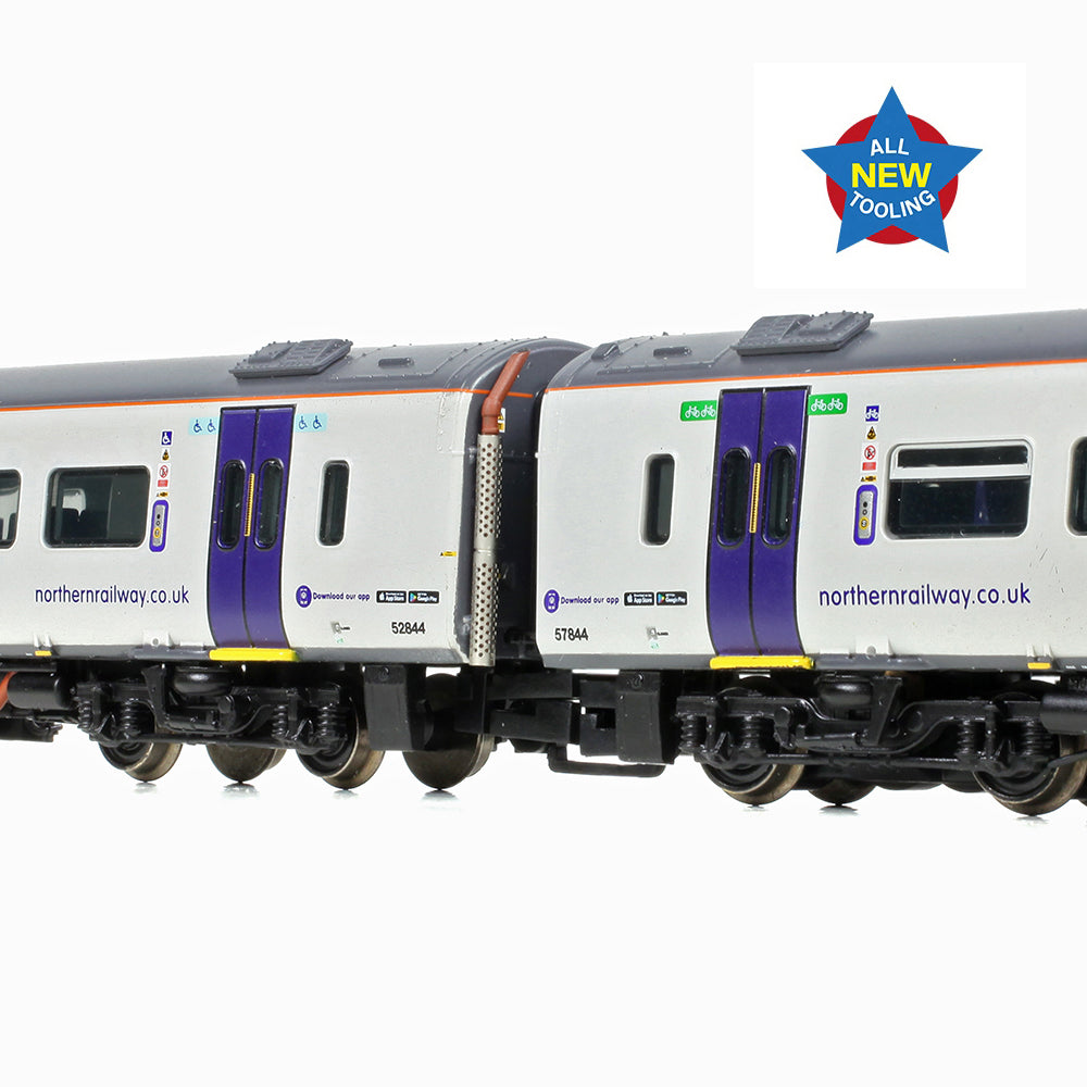 Farish 371-858 Class 158 2-Car DMU 158844 Northern - N Gauge