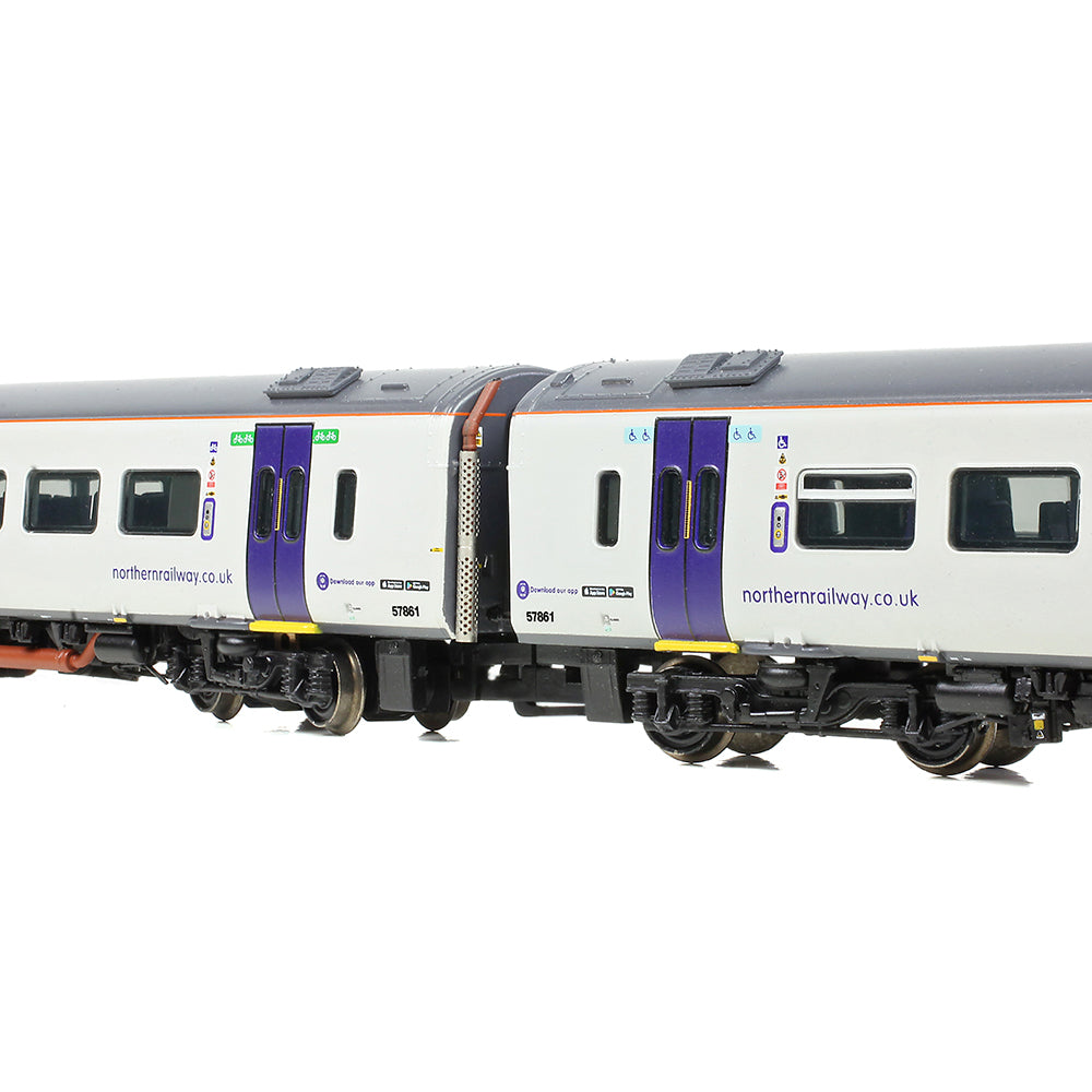 Farish 371-858A Class 158 2-Car DMU 158861 Northern - N Gauge *LAST FEW*