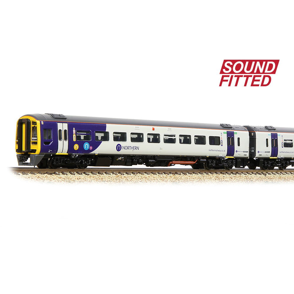 Farish 371-858ASF Class 158 2-Car DMU 158861 Northern - N Gauge