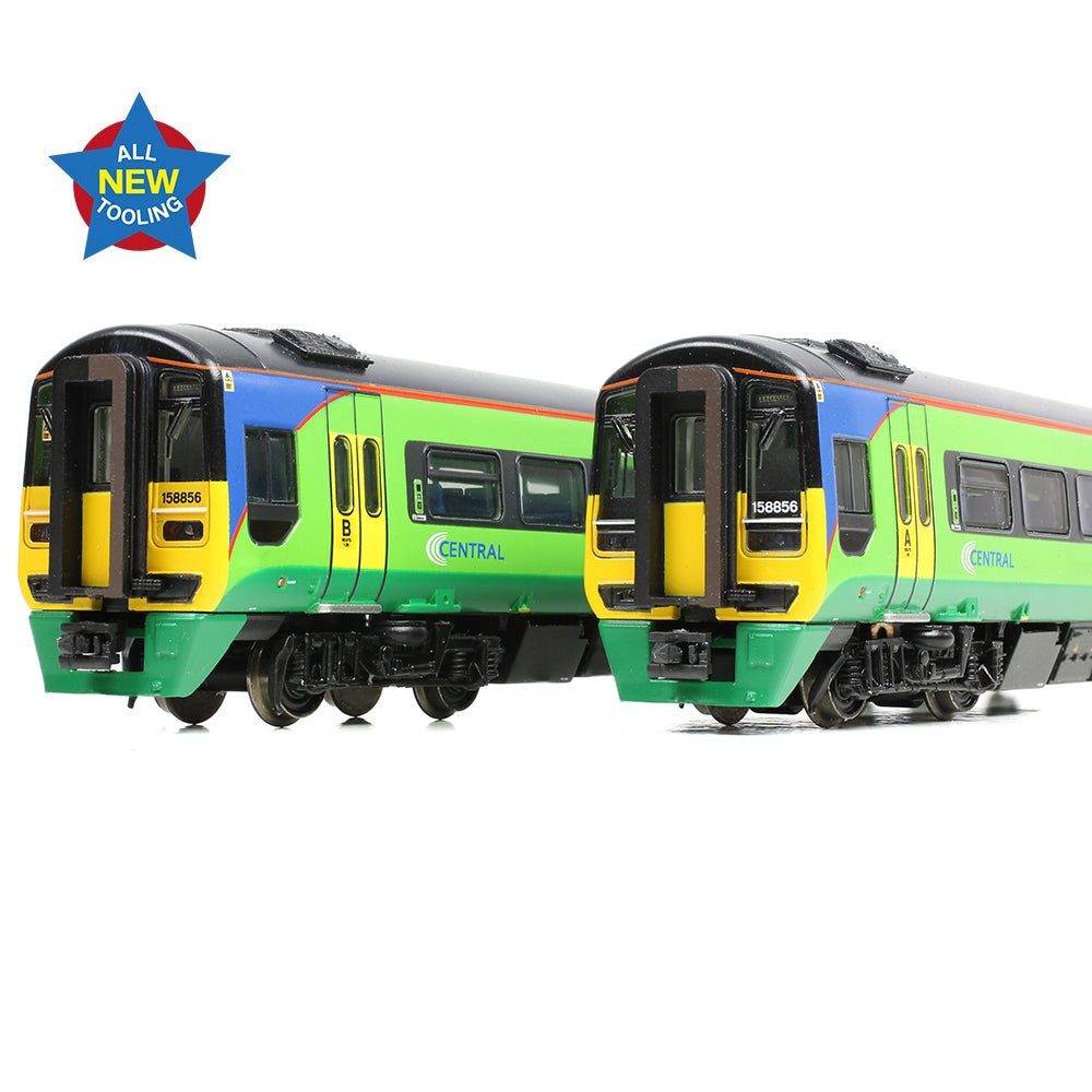 Farish 371-862 Class 158 2-Car DMU 158856 Central Trains - N Gauge