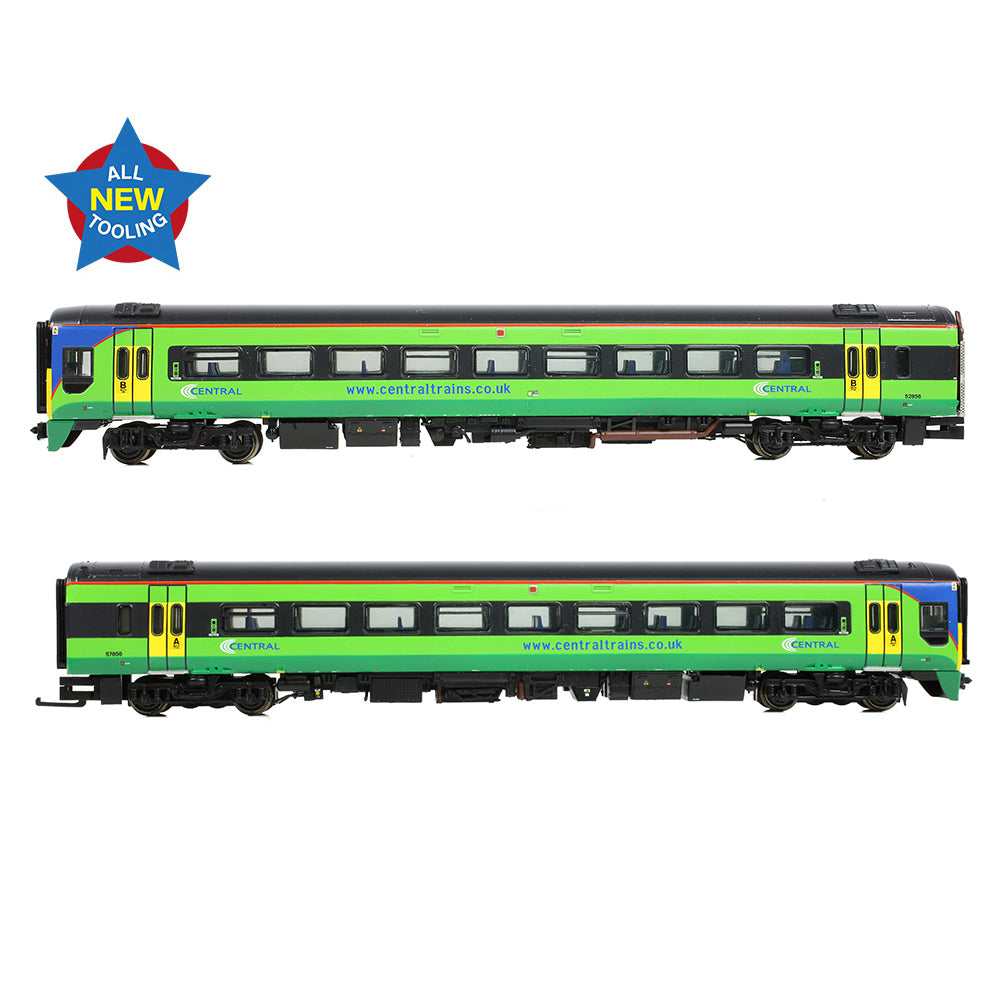 Farish 371-862 Class 158 2-Car DMU 158856 Central Trains - N Gauge