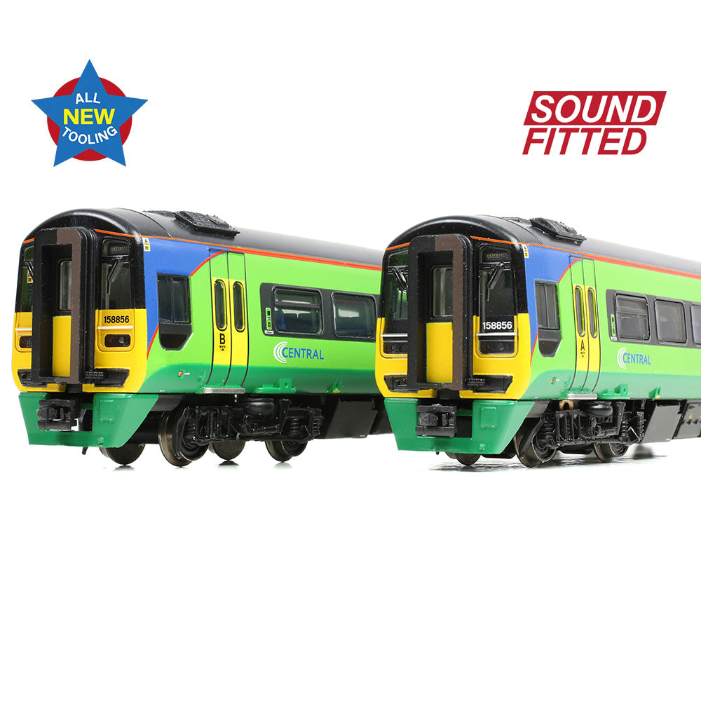 Farish 371-862SF Class 158 2-Car DMU 158856 Central Trains - N Gauge
