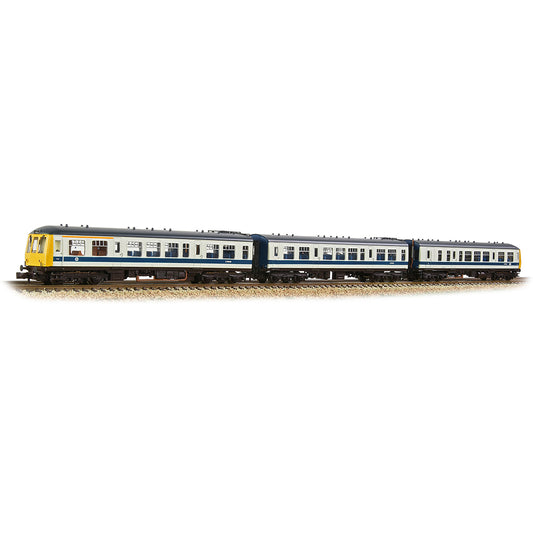Farish 371-888 Class 108 3 Car DMU BR White & Blue, N Gauge *LAST FEW*