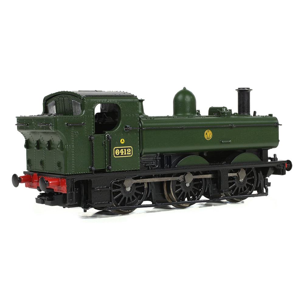 Farish 371-990 GWR 64XX Pannier Tank 6412 GWR Green (Shirtbutton) [Preserved] N Gauge