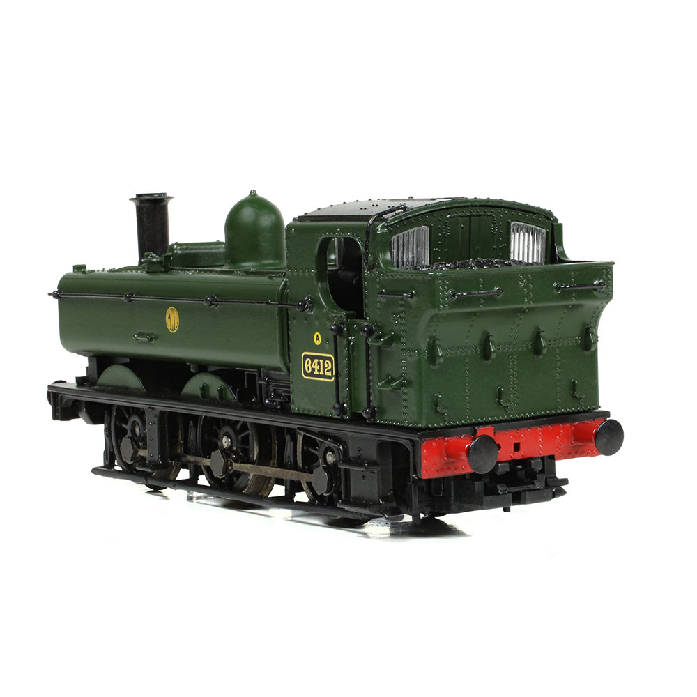 Farish 371-990 GWR 64XX Pannier Tank 6412 GWR Green (Shirtbutton) [Preserved] N Gauge