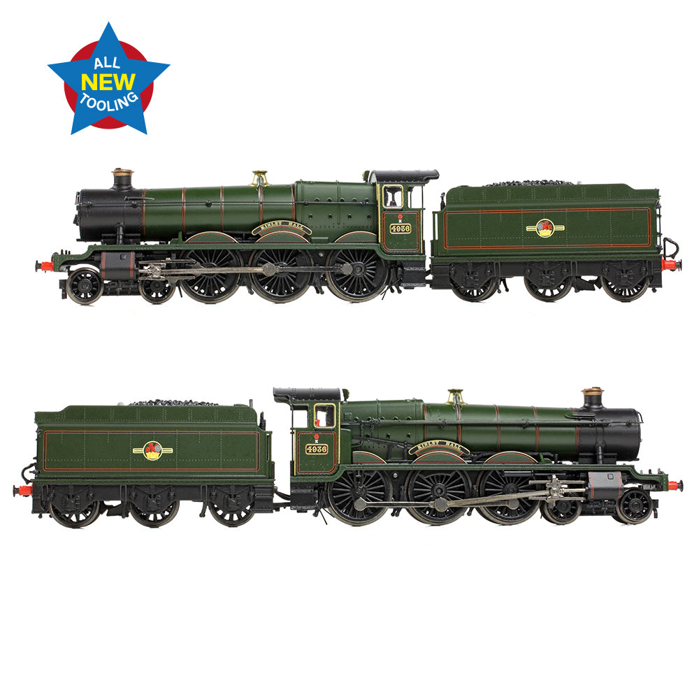 Graham Farish 372-011 GWR 49XX 'Hall' 4936 'Kinlet Hall' BR Lined Green (Late Crest) N Gauge *PRE ORDER £161.46*