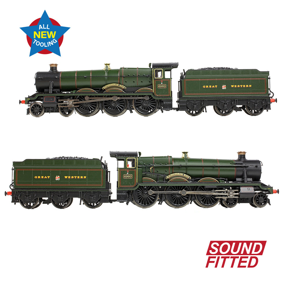 Graham Farish 372-450SF GWR 'Modified Hall' 6960 'Raveningham Hall' GWR Lined Green (GW Crest)  N Gauge *PRE ORDER £254.96*