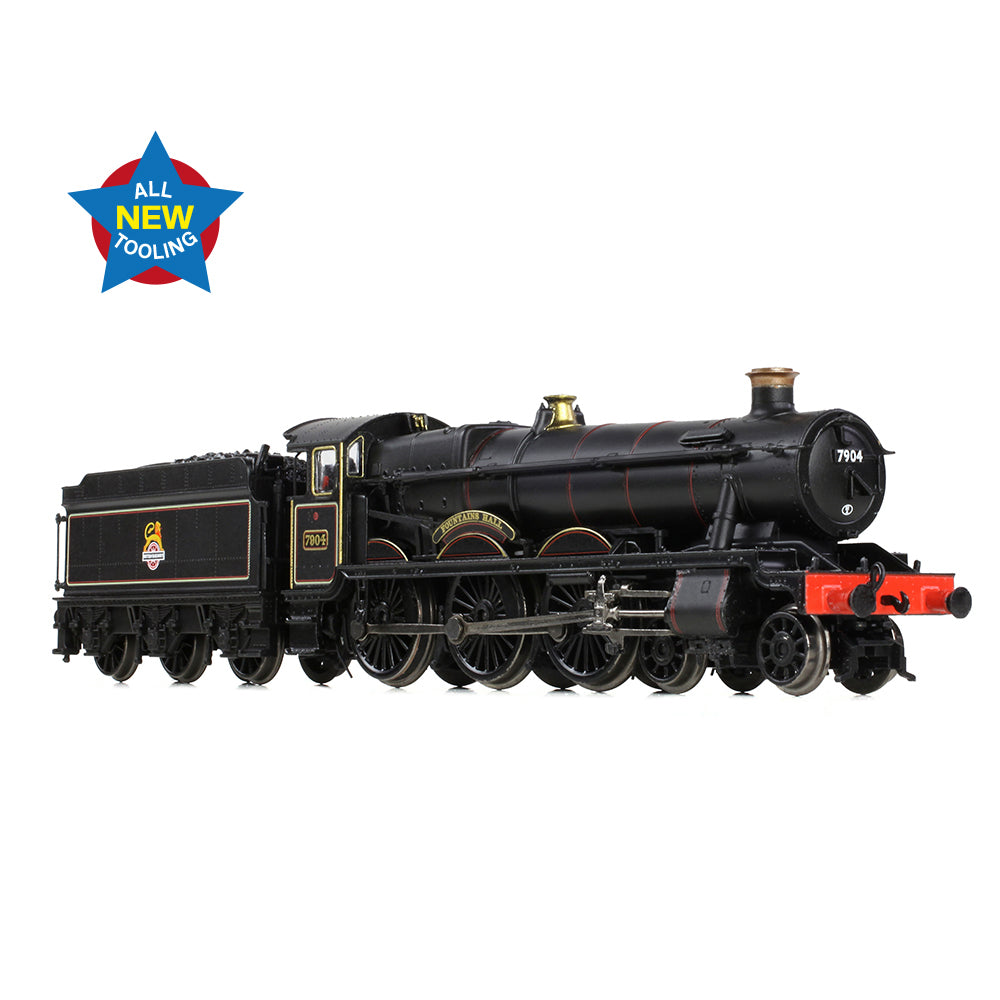 Graham Farish 372-451 GWR 'Modified Hall' 7904 'Fountains Hall' BR Lined Black (Early Emb.) N Gauge *PRE ORDER £161.46*