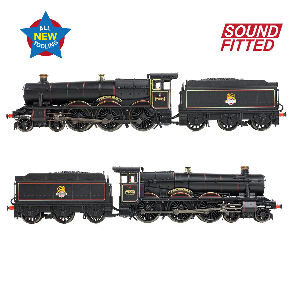 Graham Farish 372-451SF GWR 'Modified Hall' 7904 'Fountains Hall' BR Lined Black (Early Emb.)  N Gauge *PRE ORDER £254.96*