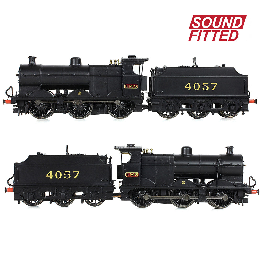 Farish 372-063SF MR 3835 4F with Fowler Tender 4057 LMS Black (MR numerals) - N Gauge