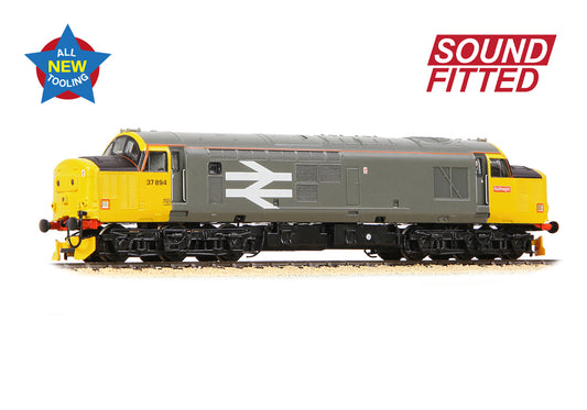 Farish 372-110SF Class 37/7 37894 BR Railfreight Grey SOUND FITTED N Gauge *PRE ORDER £250.71*