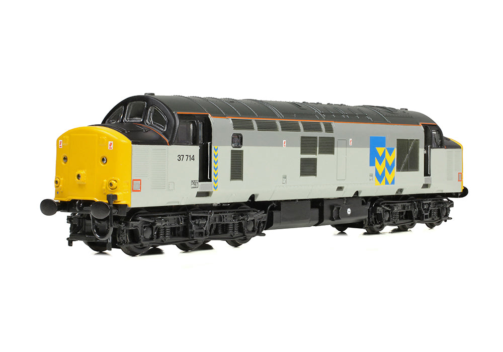 Farish 372-111SF Class 37/7 37714 BR Railfreight Metals Sector SOUND FITTED N Gauge *PRE ORDER £250.71*