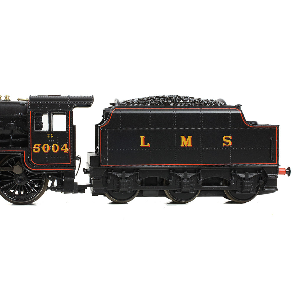 Farish 372-135B LMS 5MT 'Black 5' with Riveted Tender 5004 LMS Lined Black - N Gauge