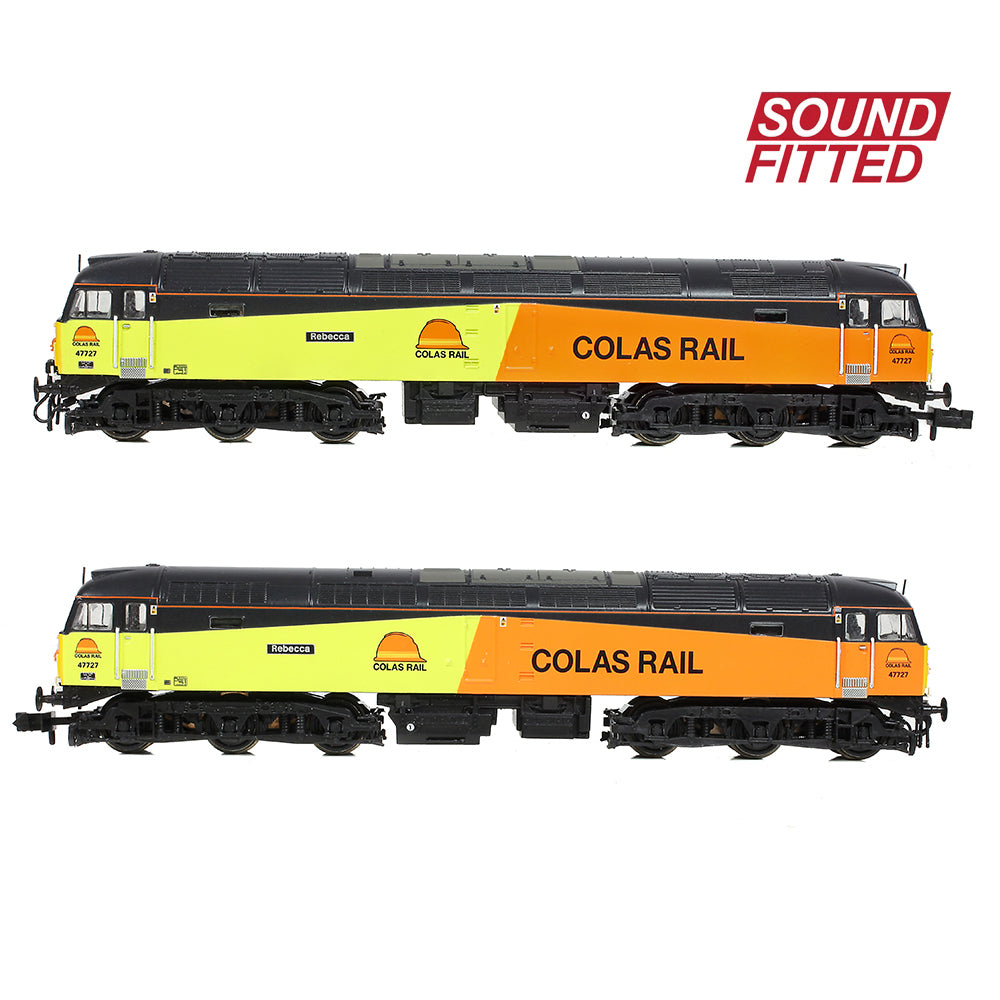 Farish 372-261SF Class 47/7 47727 'Rebecca' Colas Rail N Gauge