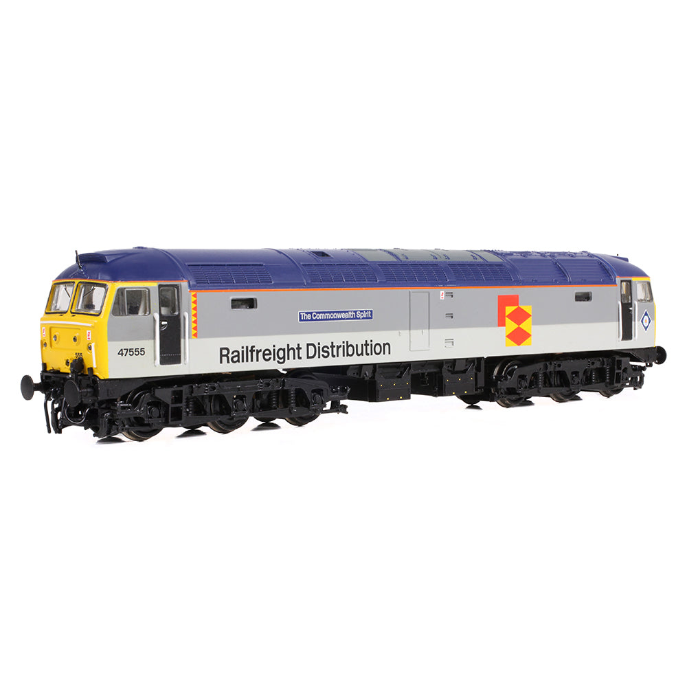 Farish 372-263 Class 47/4 47555 'The Commonwealth Spirit' BR RF Distribution European N Gauge