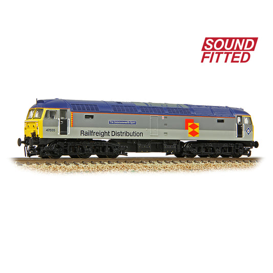 Farish 372-263SF Class 47/4 47555 'The Commonwealth Spirit' BR RF Distribution European N Gauge