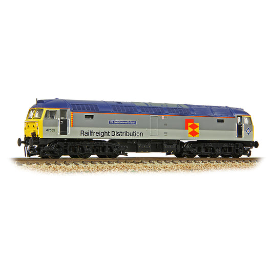 Farish 372-263 Class 47/4 47555 'The Commonwealth Spirit' BR RF Distribution European N Gauge
