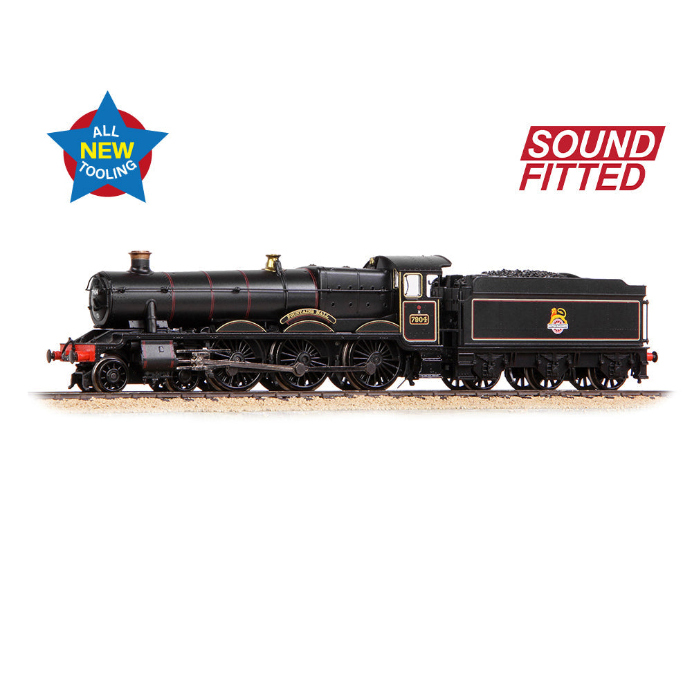 Graham Farish 372-451SF GWR 'Modified Hall' 7904 'Fountains Hall' BR Lined Black (Early Emb.)  N Gauge *PRE ORDER £254.96*