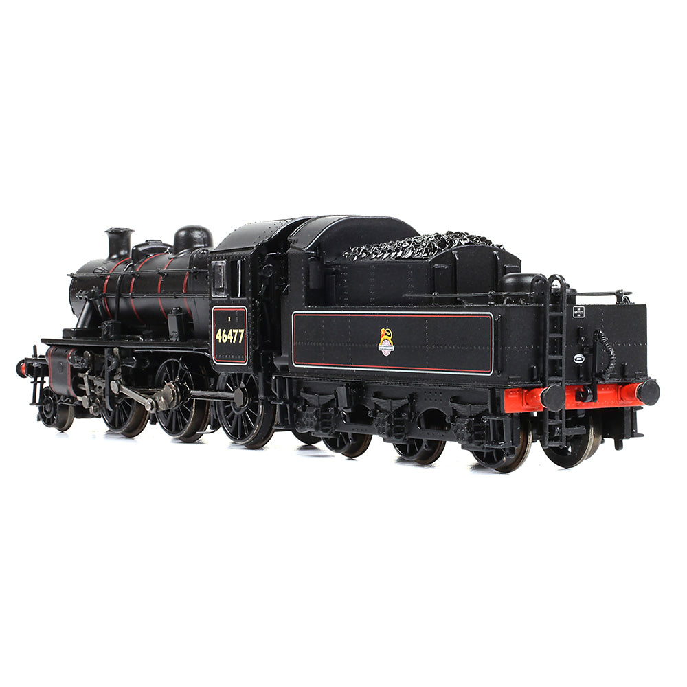 Farish 372-626A LMS Ivatt 2MT 46477 BR Lined Black (Early Emblem) - N Gauge