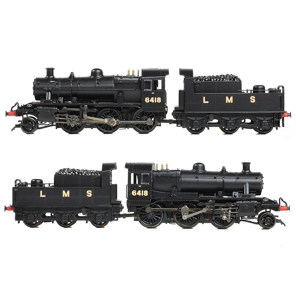 Farish 372-627A LMS Ivatt 2MT 6418 LMS Black N Gauge *LAST FEW*