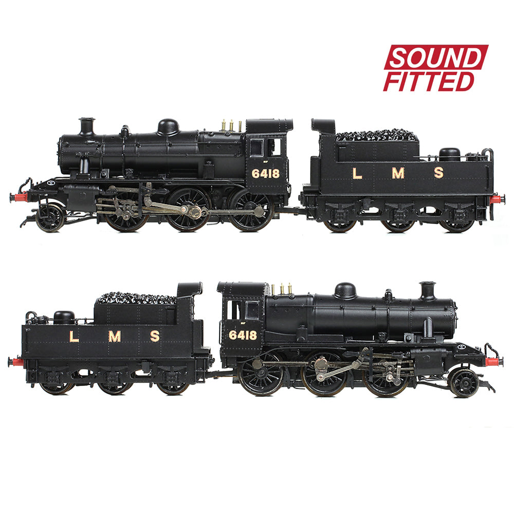 Farish 372-627ASF LMS Ivatt 2MT 6418 LMS Black N Gauge *LAST FEW*