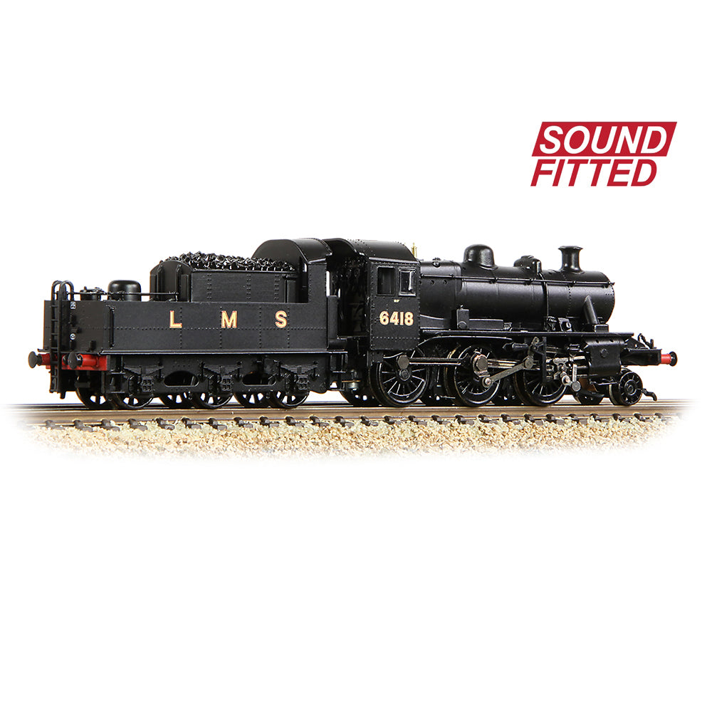 Farish 372-627ASF LMS Ivatt 2MT 6418 LMS Black N Gauge *LAST FEW*