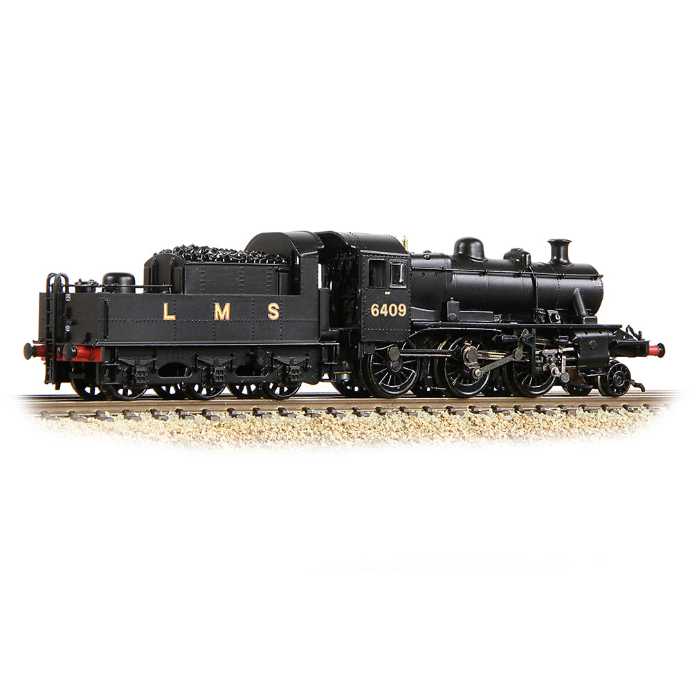 Farish 372-627B LMS Ivatt 2MT 6409 LMS Black - N Gauge