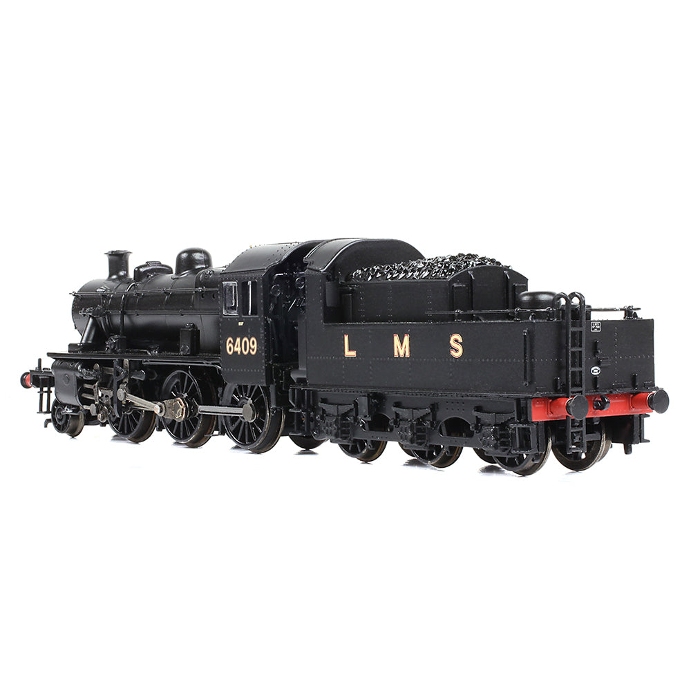 Farish 372-627B LMS Ivatt 2MT 6409 LMS Black - N Gauge