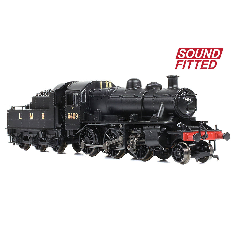 Farish 372-627BSF LMS Ivatt 2MT 6409 LMS Black - N Gauge