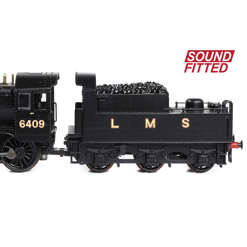 Farish 372-627BSF LMS Ivatt 2MT 6409 LMS Black - N Gauge