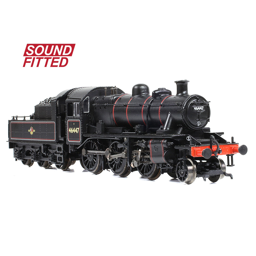 Farish 372-628ASF LMS Ivatt 2MT 46447 BR Lined Black (Late Crest) N Gauge *LAST FEW*