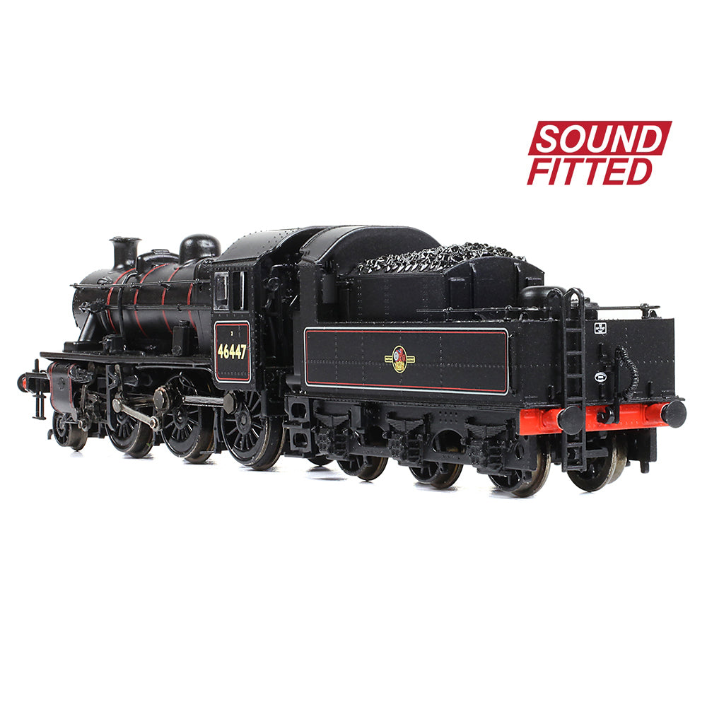 Farish 372-628ASF LMS Ivatt 2MT 46447 BR Lined Black (Late Crest) N Gauge *LAST FEW*