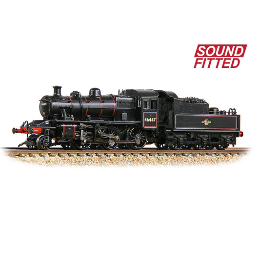 Farish 372-628ASF LMS Ivatt 2MT 46447 BR Lined Black (Late Crest) N Gauge *LAST FEW*