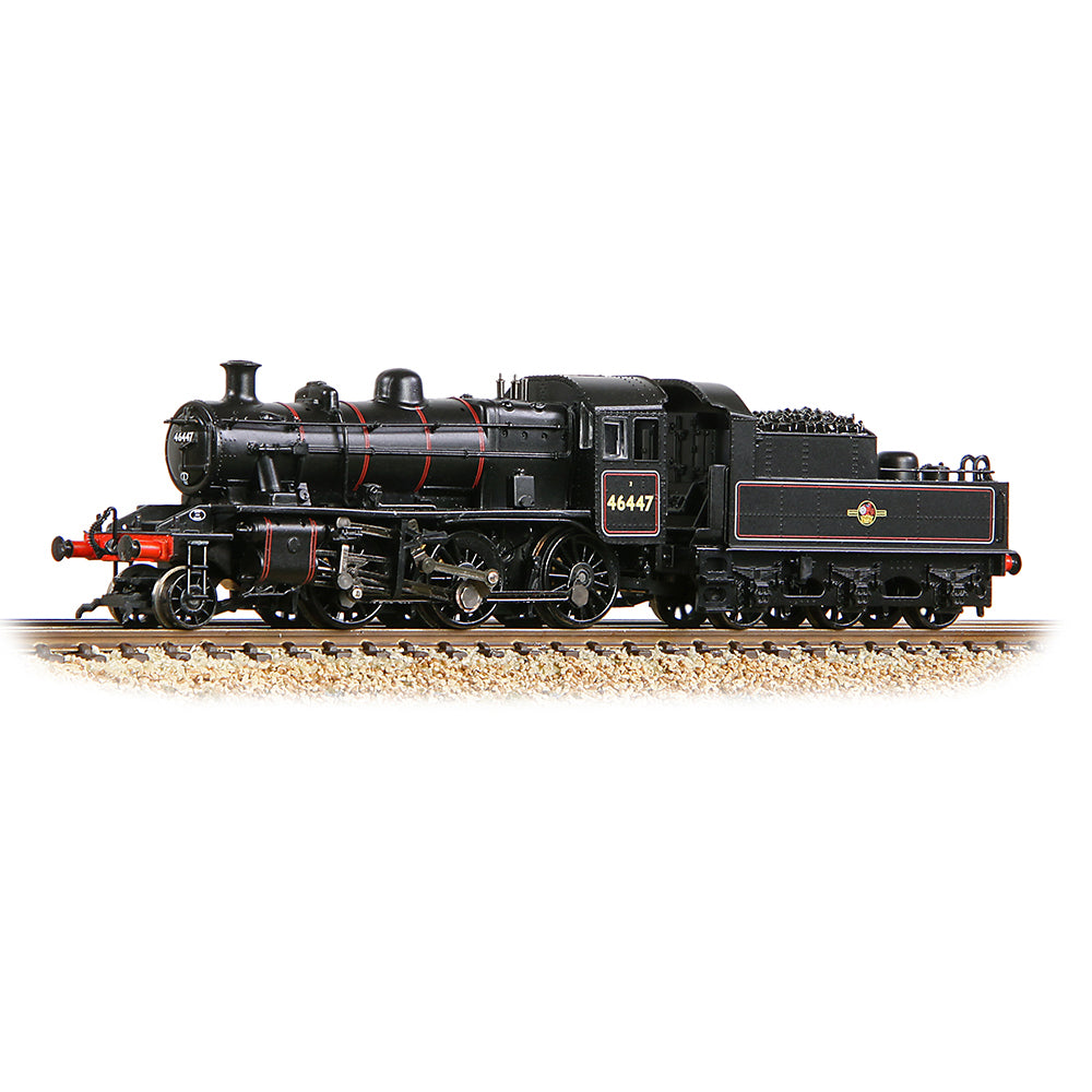 Farish 372-628A LMS Ivatt 2MT 46447 BR Lined Black (Late Crest) N Gauge *LAST FEW*
