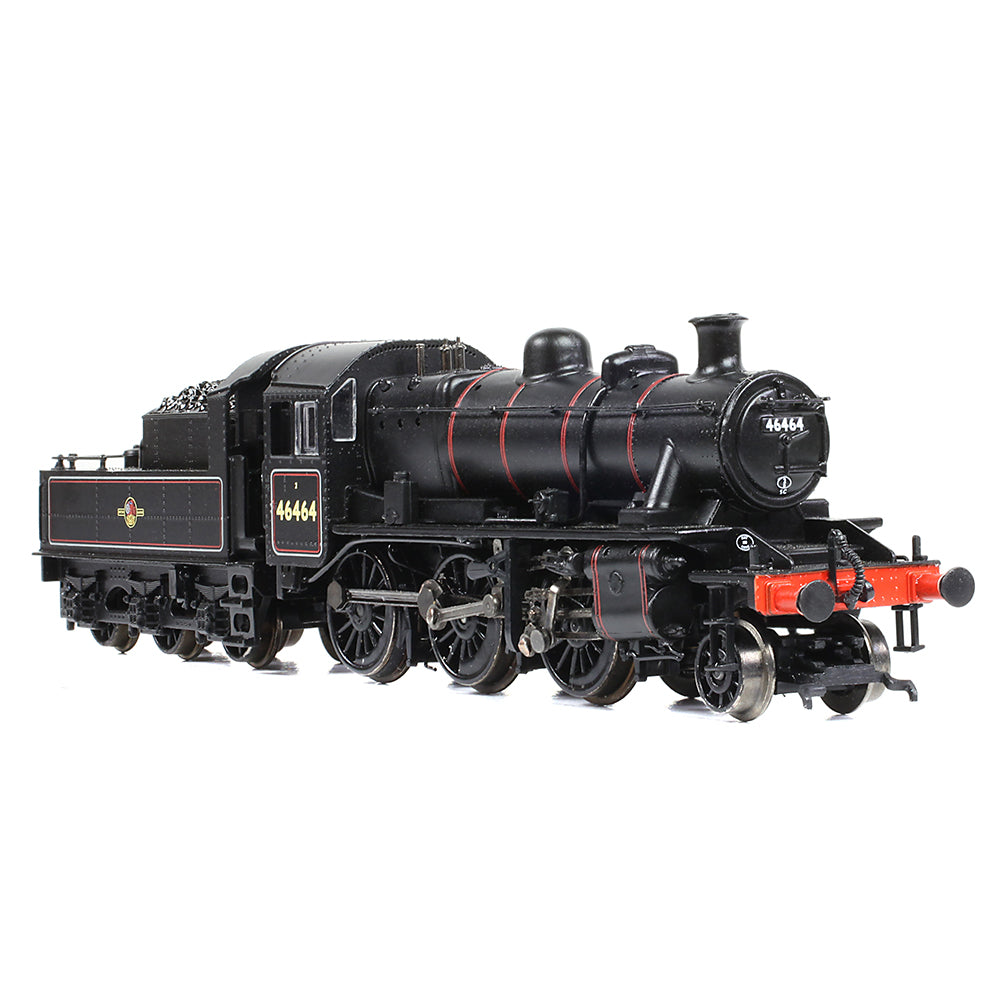 Farish 372-628B LMS Ivatt 2MT 46464 BR Lined Black (Late Crest) - N Gauge