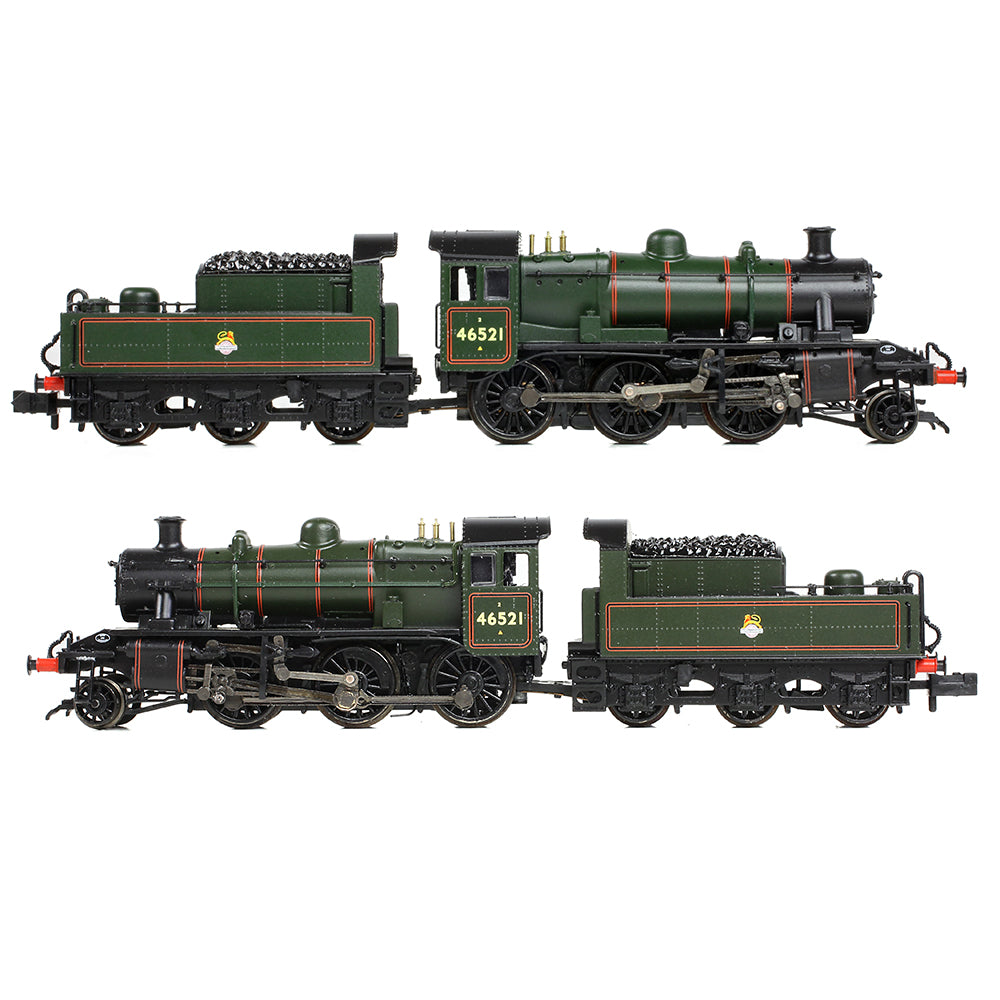 Farish 372-630 LMS Ivatt 2MT 46521 BR Lined Green (Early Emblem) N Gauge *LAST FEW*