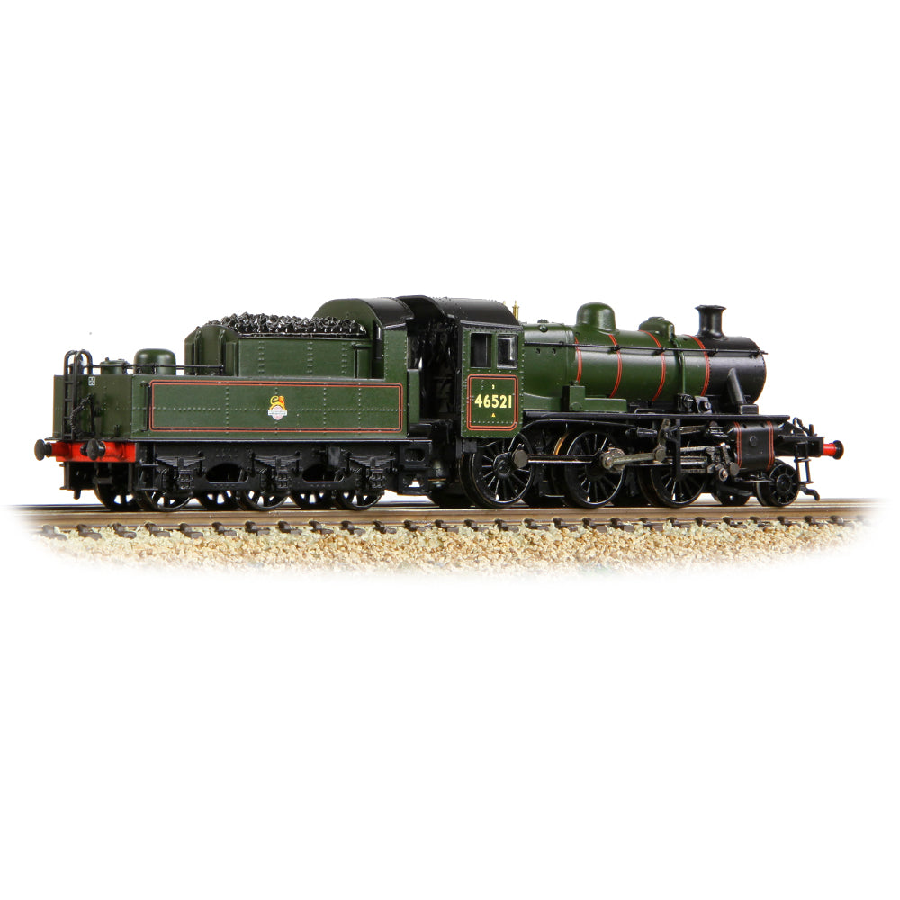 Farish 372-630 LMS Ivatt 2MT 46521 BR Lined Green (Early Emblem) N Gauge *LAST FEW*