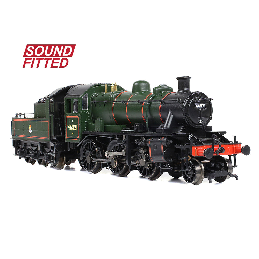 Farish 372-630SF LMS Ivatt 2MT 46521 BR Lined Green (Early Emblem) N Gauge *LAST FEW*