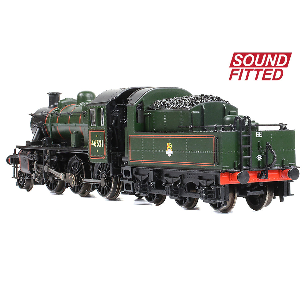 Farish 372-630SF LMS Ivatt 2MT 46521 BR Lined Green (Early Emblem) N Gauge *LAST FEW*